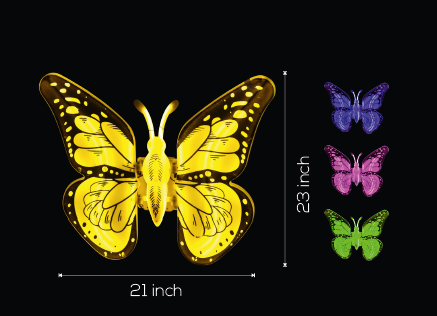 butterfly moving